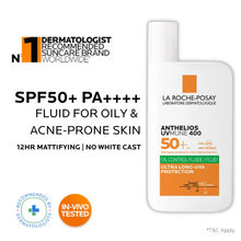 La Roche-Posay Anthelios UVMUNE400 Oil Control SPF50+, Mattifying Sunscreen for Oily Skin.