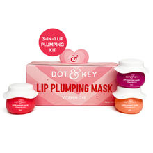 Dot & Key Lip Plumping Mask - Set Of 3
