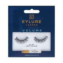 Eylure London False Eyelashes With Glue - Volume No. 101 Light Volume
