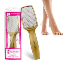Majestique Professional Foot File - Laser-Cut Steel, Safe Dead Skin Remover - Color May Vary