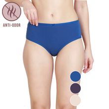 Nykd by Nykaa Women Hipster NYP033 Navy Grey Nude (Pack of 3)