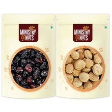 Ministry of Nuts Premium Dried Berries Whole Cranberries & Afghan Apricot Dry Fruits