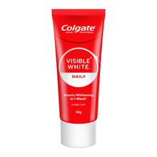 Colgate Visible White Toothpaste Teeth Whitening Starts in 1 week Safe on Enamel, Stain Removal