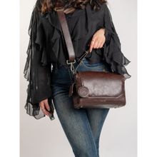 Theater Bonbon Brown Women Sling Handbag