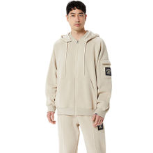 ASICS Brushed French Terry Full Zip Grey Men's Hoodie