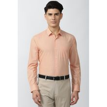 Peter England Men Peach Regular Fit Formal Shirt
