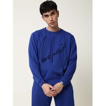 Rare Rabbit Flocker Blue Sweatshirt