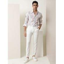 RARE RABBIT Cecilia Off White Shirt