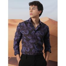 RARE RABBIT Daize Purple Shirt