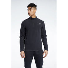 Reebok Mens Rbk Fitness Ow Flc Q Zip T-shirt