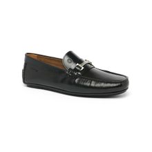 Ruosh Mens Footwear Drivers Slip On Black