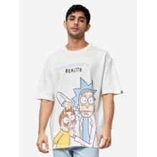 The Souled Store Official Rick and Morty: Reality Men Oversized T-Shirts