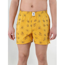 U.S. POLO ASSN. Graphic Print Cotton I657 Boxers Yellow