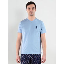 U.S. POLO ASSN. V-neck Embroidered Logo I638 Lounge T-shirt