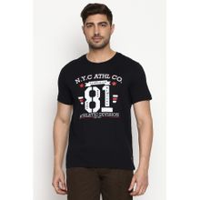 Van Heusen Athleisure Men Crew Neck & Short Sleeve T-Shirt - Black Ath