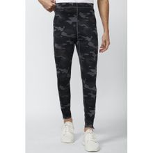 Van Heusen Men Grey Print Slim Fit Training Tights