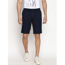 Van Heusen Athleisure Men Soft Touch & Functional Pockets Shorts - Navy