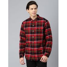 WOODLAND Checks Casual Shirt Red
