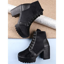 Shoetopia Women Solid Black Boots