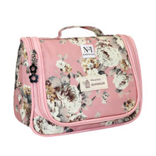 NFI Essentials Multifunctional Cosmetic Bag with Hook, Make up Organiser Storage, Pink