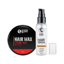 Beardo The Perfect Hair Combo (Hair Serum & Strong Hold Hair...