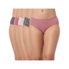 Juliet Cotton Brief Premium Panties Full Coverage Stretchable Fabric - Multi-Color