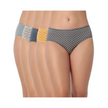 Juliet Cotton Brief Premium Panties Full Coverage Stretchable Fabric - Multi-Color