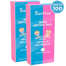 SanNap Baby Diaper Disposal Bags (100 bags)
