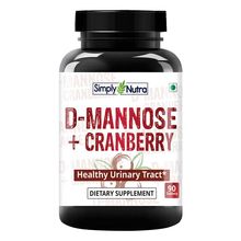 Simply Nutra Cranberry + D-Mannose - 90 Vegetarian Tablets