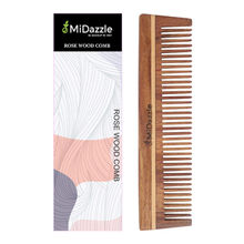 Midazzle Sheesham Rosewood Comb for Gentle Detangling and Hair Care