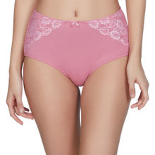 Amante Cotton Lace Full Brief - Pink