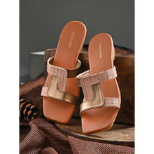 CLOG LONDON Women Rose Gold Comfortable Heels