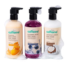 MCaffeine Coconut Cream, Pumpkin Spice Latte & Blueberry Blast Body Wash Trio