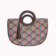 IMARS FASHION Crescent Basket Bag- Multi Color