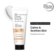 Deconstruct Skin Soothe Moisturizer, 1% Ceramide + 0.2% Bisabolol, Hydrates & Calms Skin