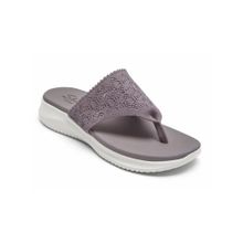 SKECHERS ULTRA FLEX Mauve Flip Flops