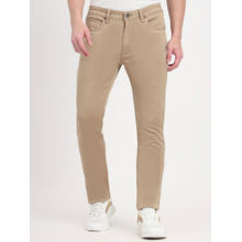 JadeBlue Khaki Washed Slim Fit Jeans