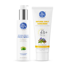 The Moms Co. Natural Vita Rich Face Wash & Mineral Sunscreen Combo