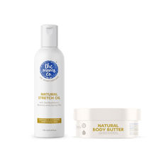 The Moms Co. Natural Stretch Oil & Body Butter Combo