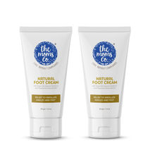 The Moms Co. Natural Foot Cream With Argon Oil, Vit E & Oil Relief - Pack Of 2