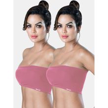 Sonari Tubular Bra for Womens Removeable Pads and Strapless Bandeau Tube Bra (Pack of 2)