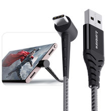 Ambrane 30W Fast Charging USB To Type-C Mobile Cable Length 1.5 M Black - ABSC-15