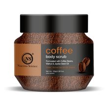 Nuerma Science Exfoliating Coffee Body Scrub with Jojoba Oil for Tan Removal & Glowing Skin