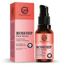 Nuerma Science 15% Rosehip Face Serum enriched Vitamin C & Retinol for Illuminating Skin