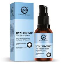 Nuerma Science Hyaluronic Acid Face Serum enriched Vitamin C & Vitamin E for Hydrating Skin