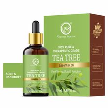 Nuerma science Tea Tree Essential Oil for Hair Growth, Anti-Acne & Anti-Dandruff