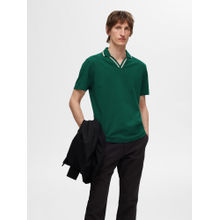 SELECTED HOMME Green Organic Cotton Polo T-Shirt