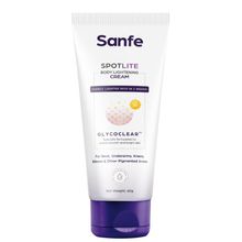 Sanfe Spotlite Cream for Body, Dark Neck- Joints and Skinfolds, Lactic Acid, Retinol