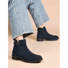 CLOG LONDON Women Navy Blue Casual Boots