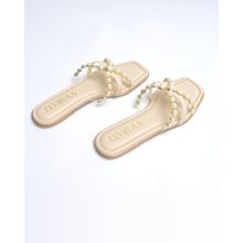 ELVIRAA Pearl Transparent Flats
